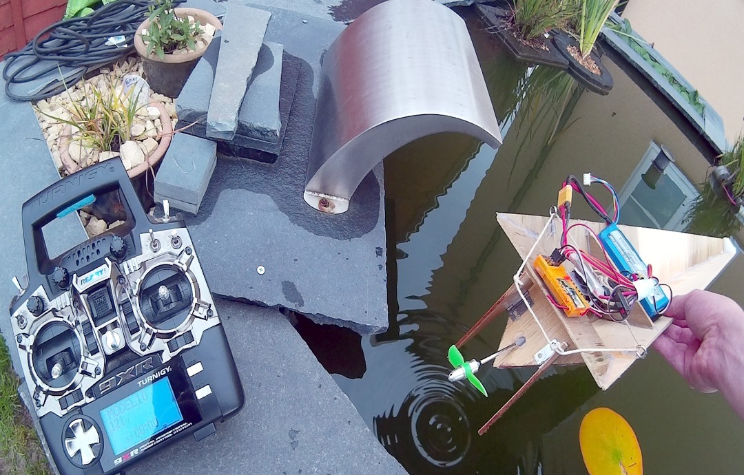 Bixboat and the pond