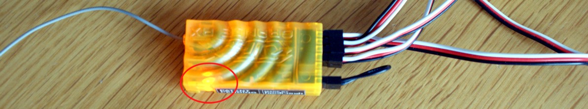 Orange TX R620 LED Flashing